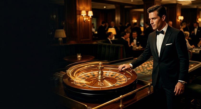 Player holding mobile phone with gaming screen